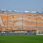 La coreografia dei tifosi del Parma