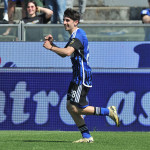 L'esultanza di Arena dopo il gol del 2-0