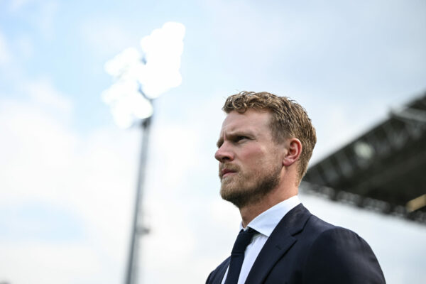 Head Coach Oscar Hiljemark of Pisa Sporting Club, during the Italian Serie A football match between Calcio Como and Pisa Sporting Club on March 22, 2026 at the Giuseppe Senigallia stadium in Como, Italy Photo Tiziano Ballabio